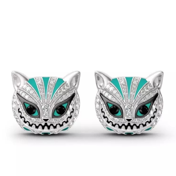 Jewelry - New! Evil Cat Stud Earrings